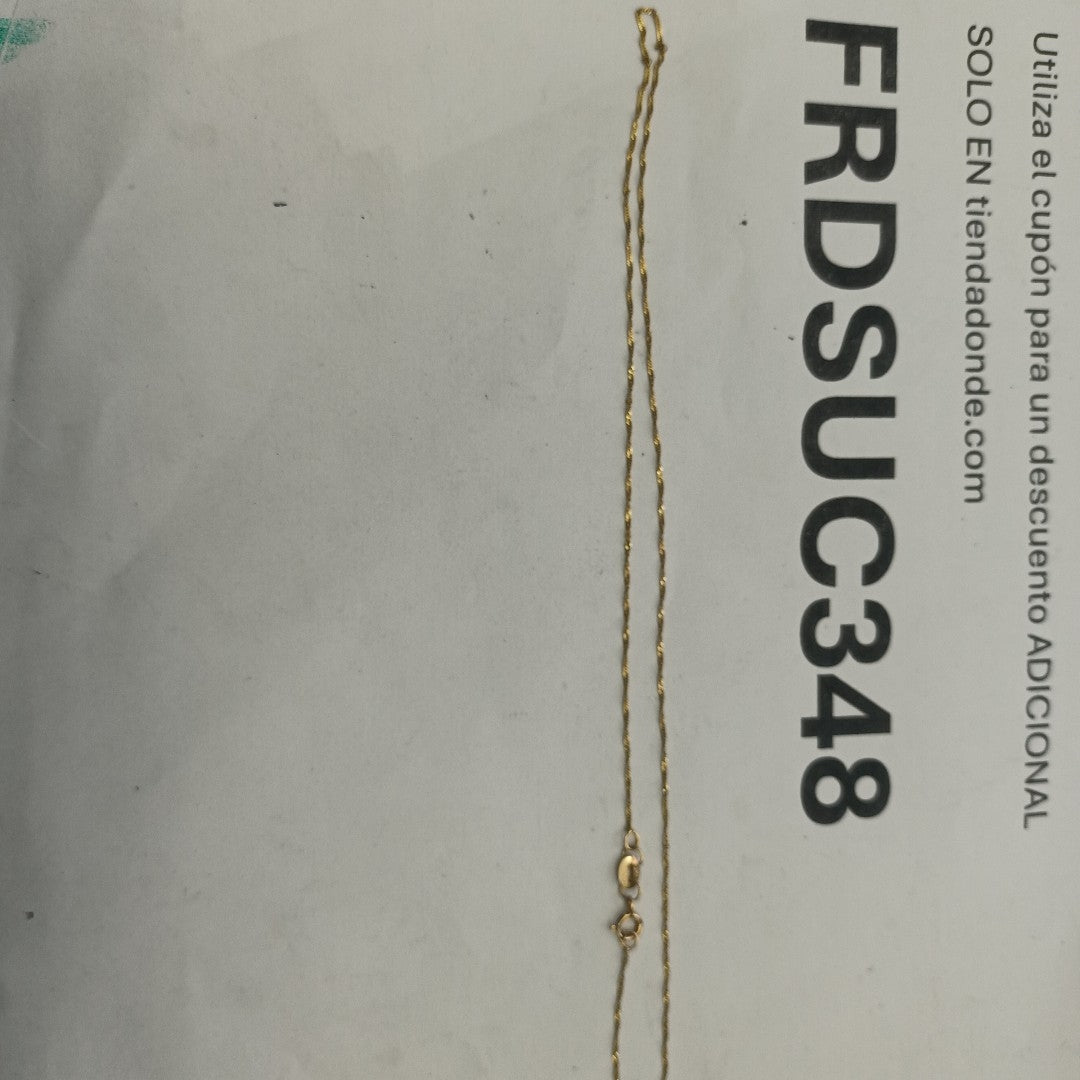 CADENA ORO 10 K 0,70 GRMS (SEMINUEVO)