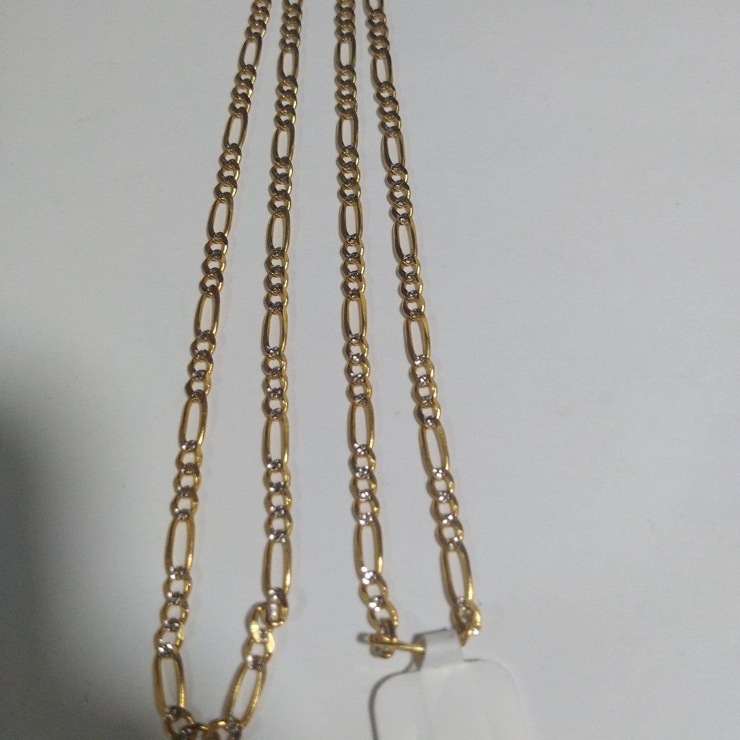 CADENA TEJIDO 3X1 8.3G 55 CM 14K (NUEVO)
