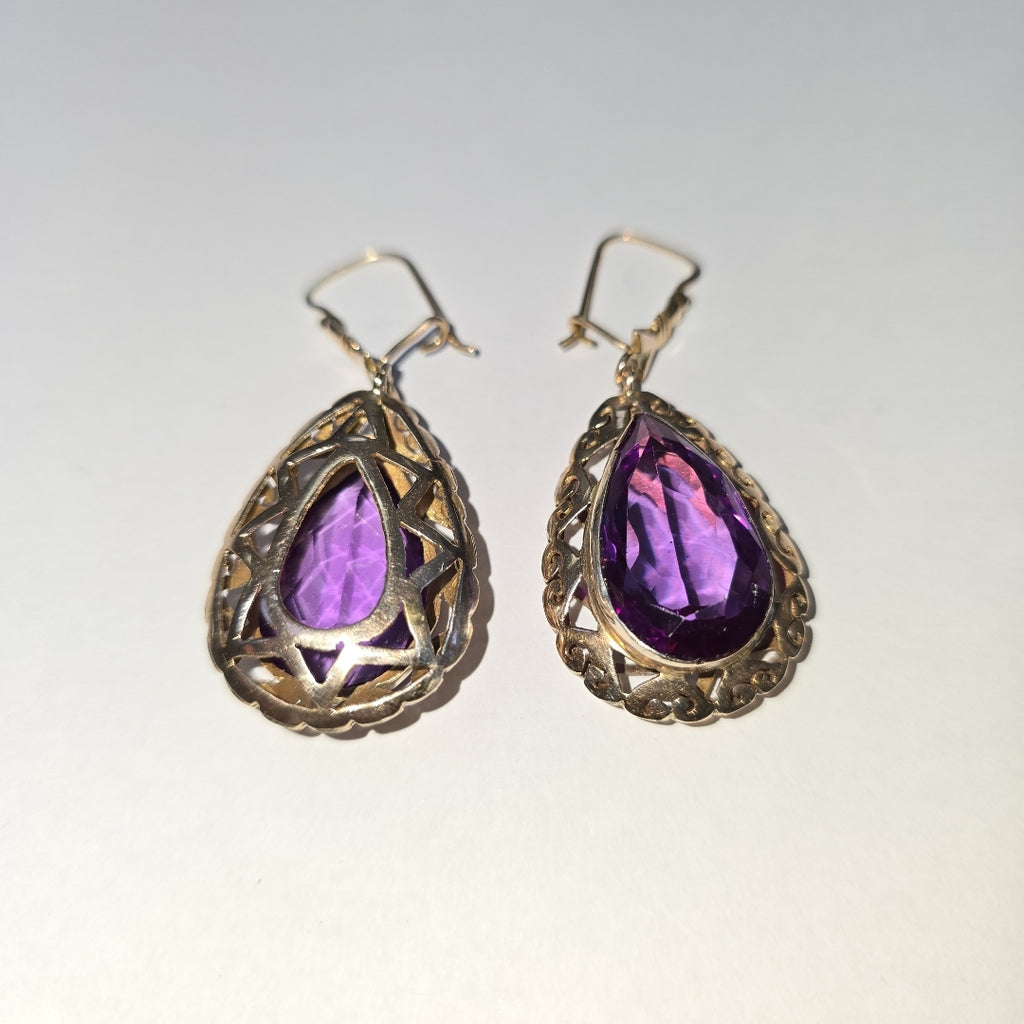 ARETES PAR ORO 8 K 13,90 GRMS (SEMINUEVO)