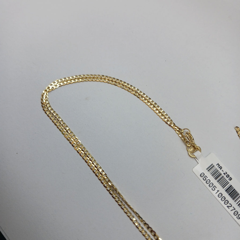 CADENAS BARBADA AMARILLA ORO 14K 2 (NUEVO)