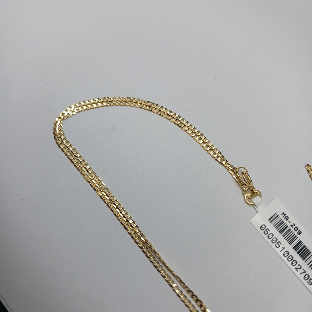 CADENAS BARBADA AMARILLA ORO 14K 2 (NUEVO)