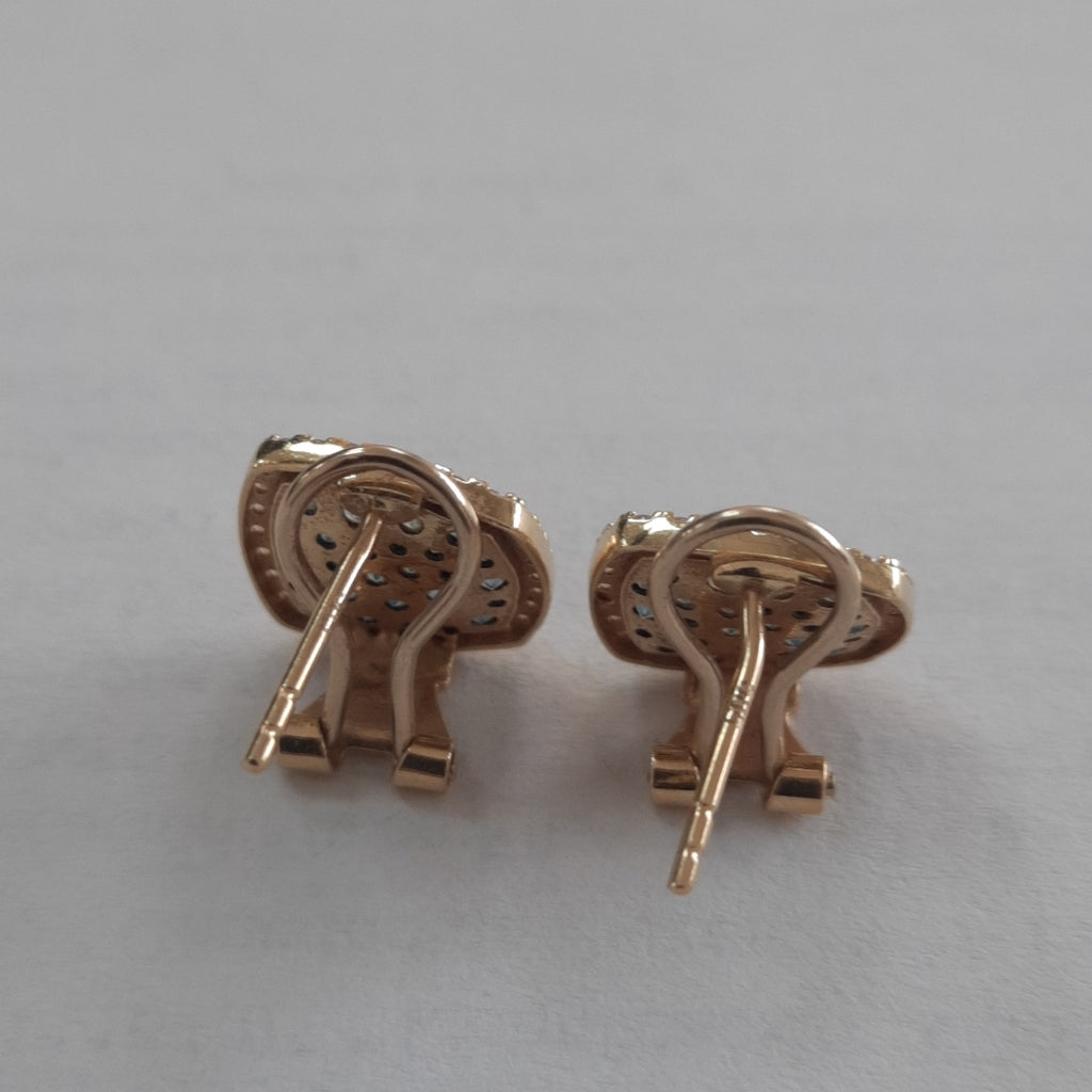 ARETES PAR ORO 14 K 3.9 GRMS (SEMINUEVO)