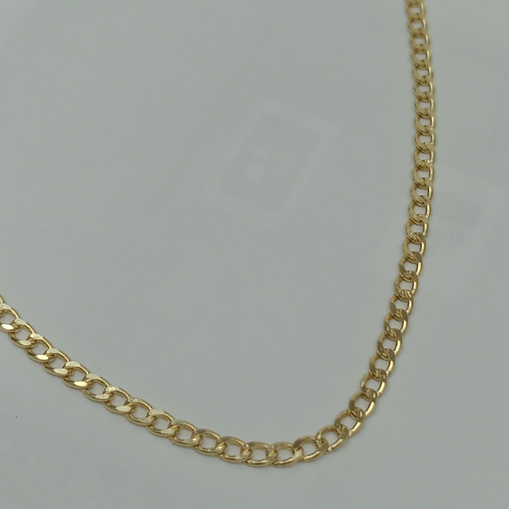 CADENAS BARBADA AMARILLA ORO 14K 1.8 (NUEVO)