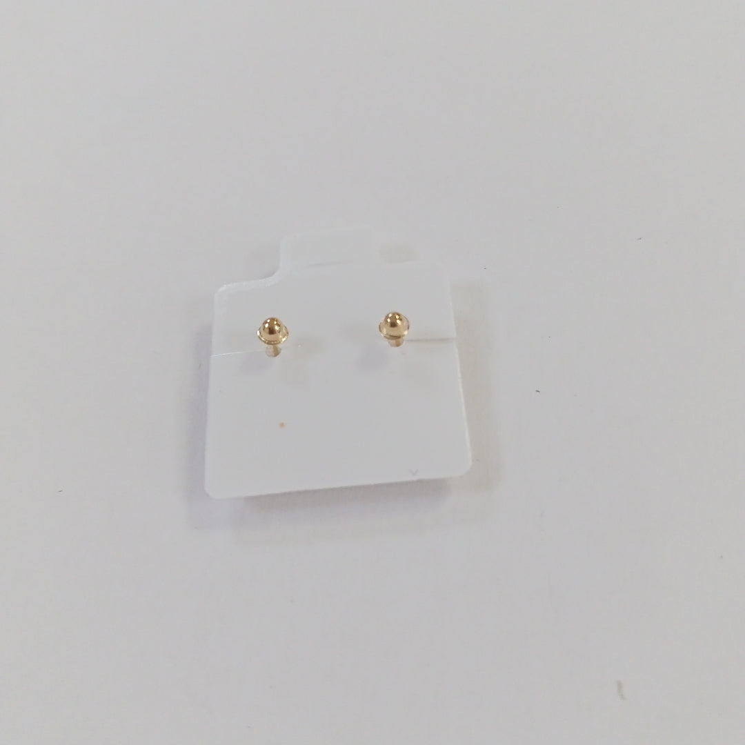 BROQUELES BROQUEL FIG COLIBRI ESMALTE ROSA 14K 0.2138 GR (NUEVO)