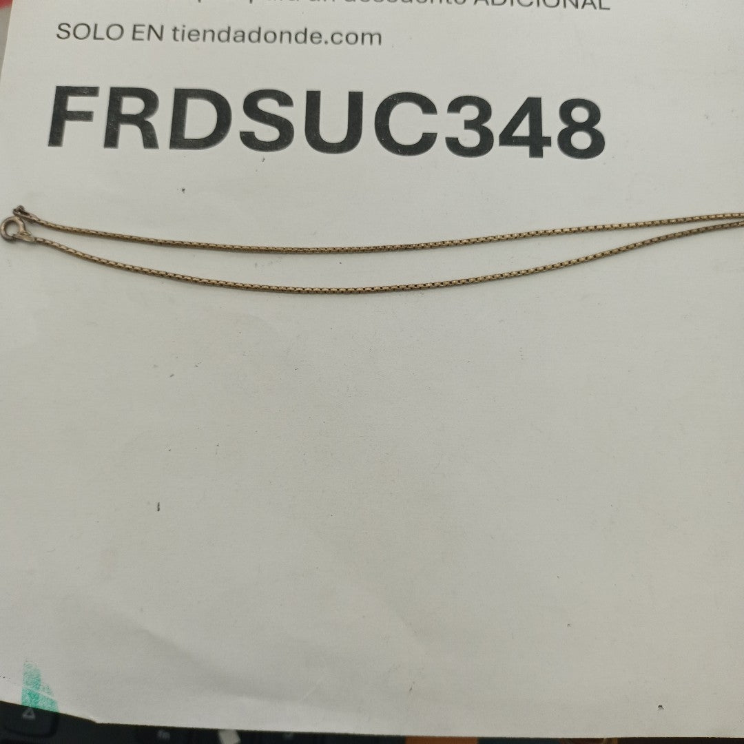CADENA PLATA 12,70 GRMS (SEMINUEVO)
