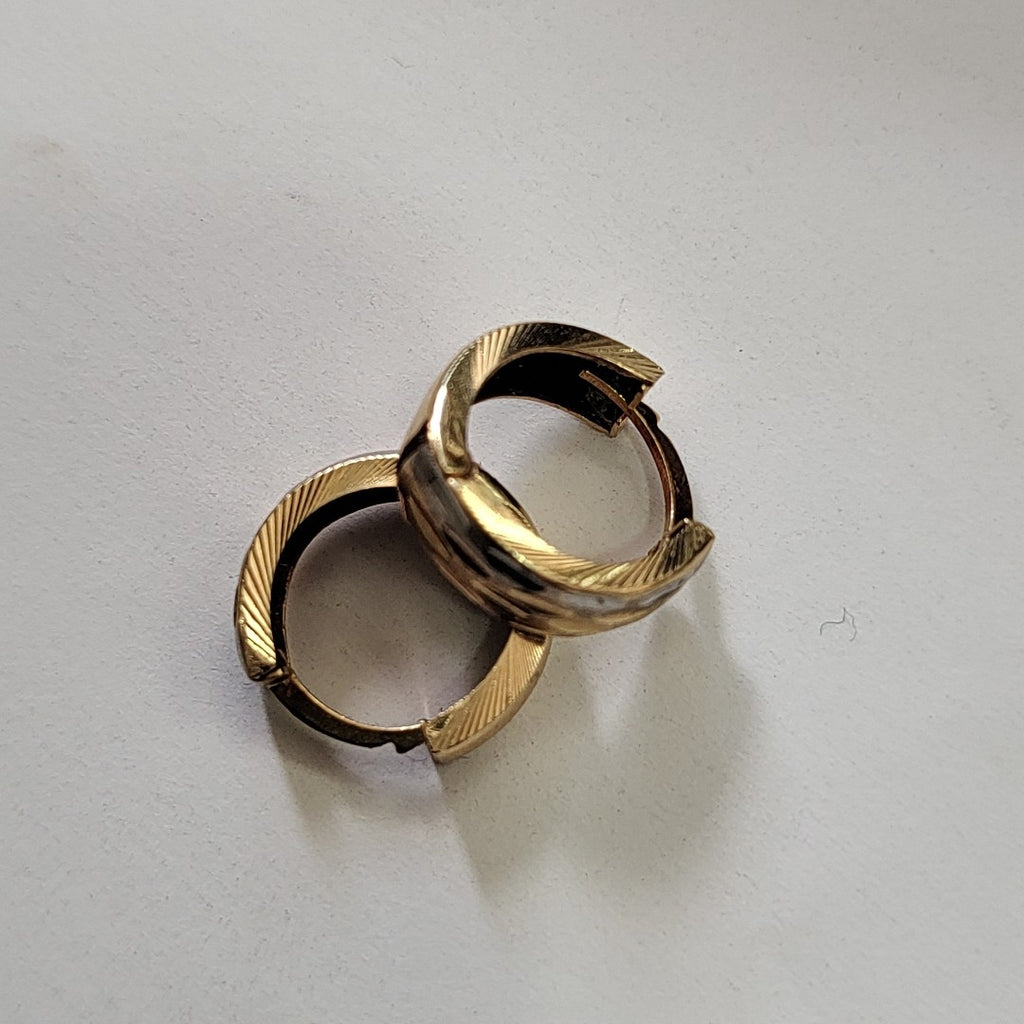 ARRACADAS PAR ORO 14 K 2,10 GRMS (SEMINUEVO)
