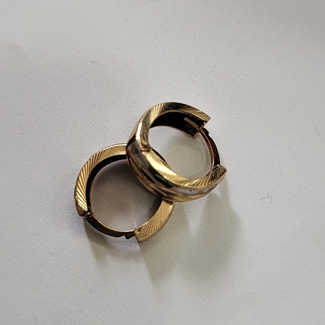 ARRACADAS PAR ORO 14 K 2,10 GRMS (SEMINUEVO)