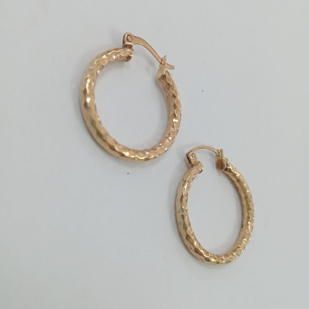 ARRACADAS PAR ORO 10 K 3.7 GRMS (SEMINUEVO)