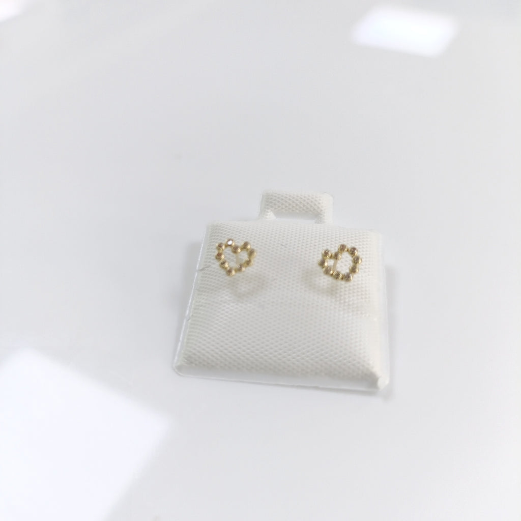 BROQUELES BROQUEL FIG CORAZON 14K 0.23 GR (NUEVO)