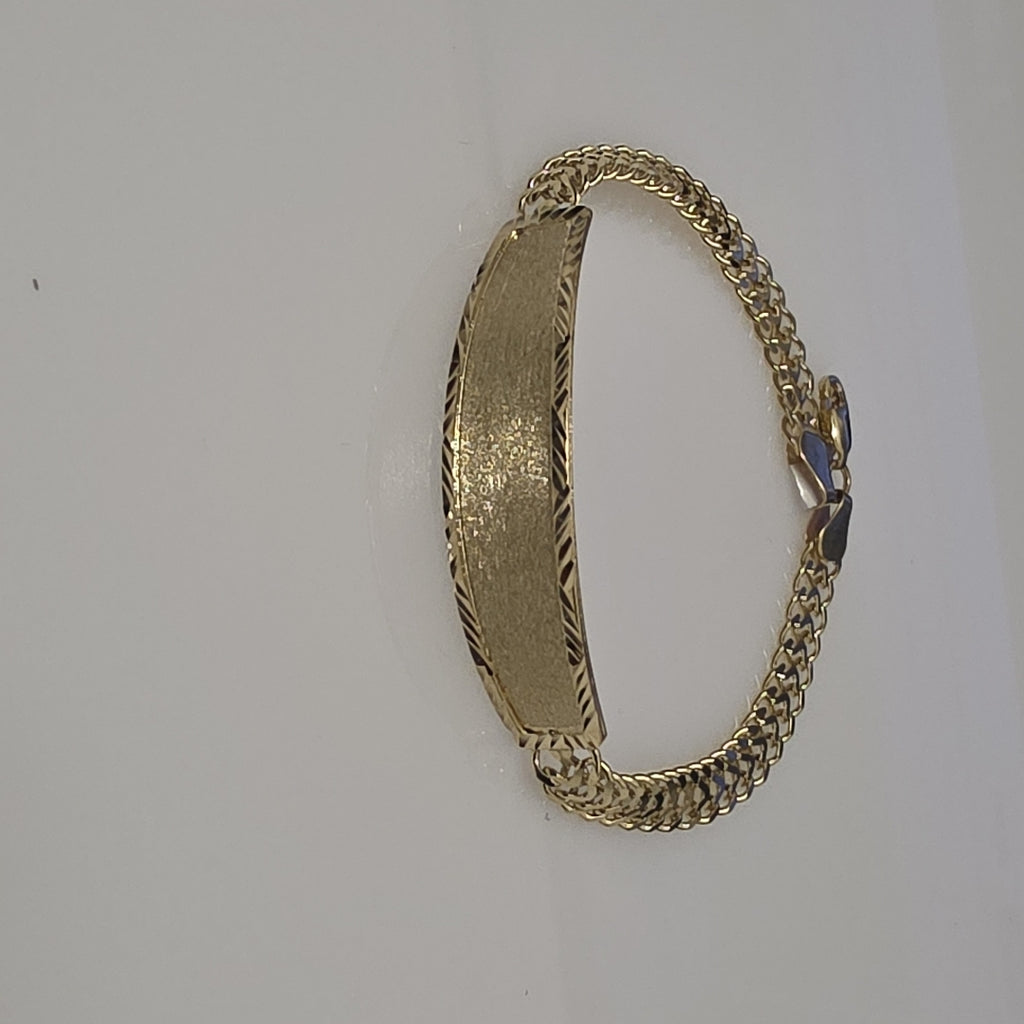 PULSERA ESCLAVA CHINO 14K 21 CM 9.9 GR (NUEVO)