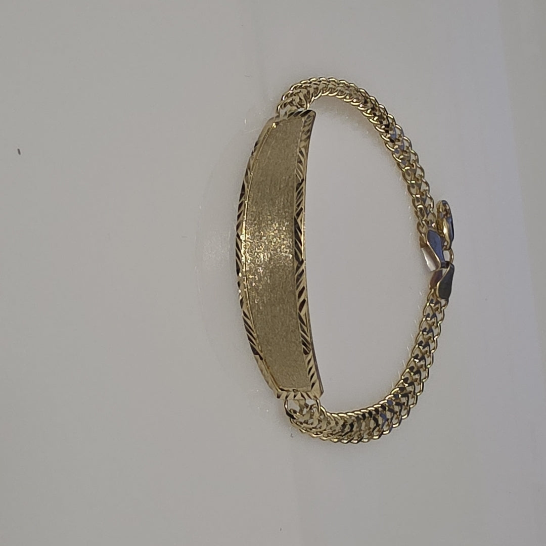 PULSERA ESCLAVA CHINO 14K 21 CM 9.9 GR (NUEVO)