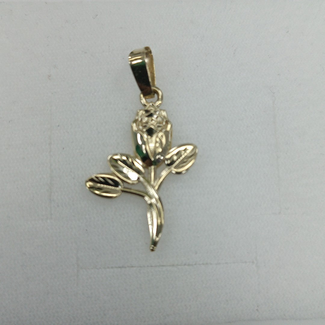 DIJE ROSA 10K 1.4 GR (NUEVO)