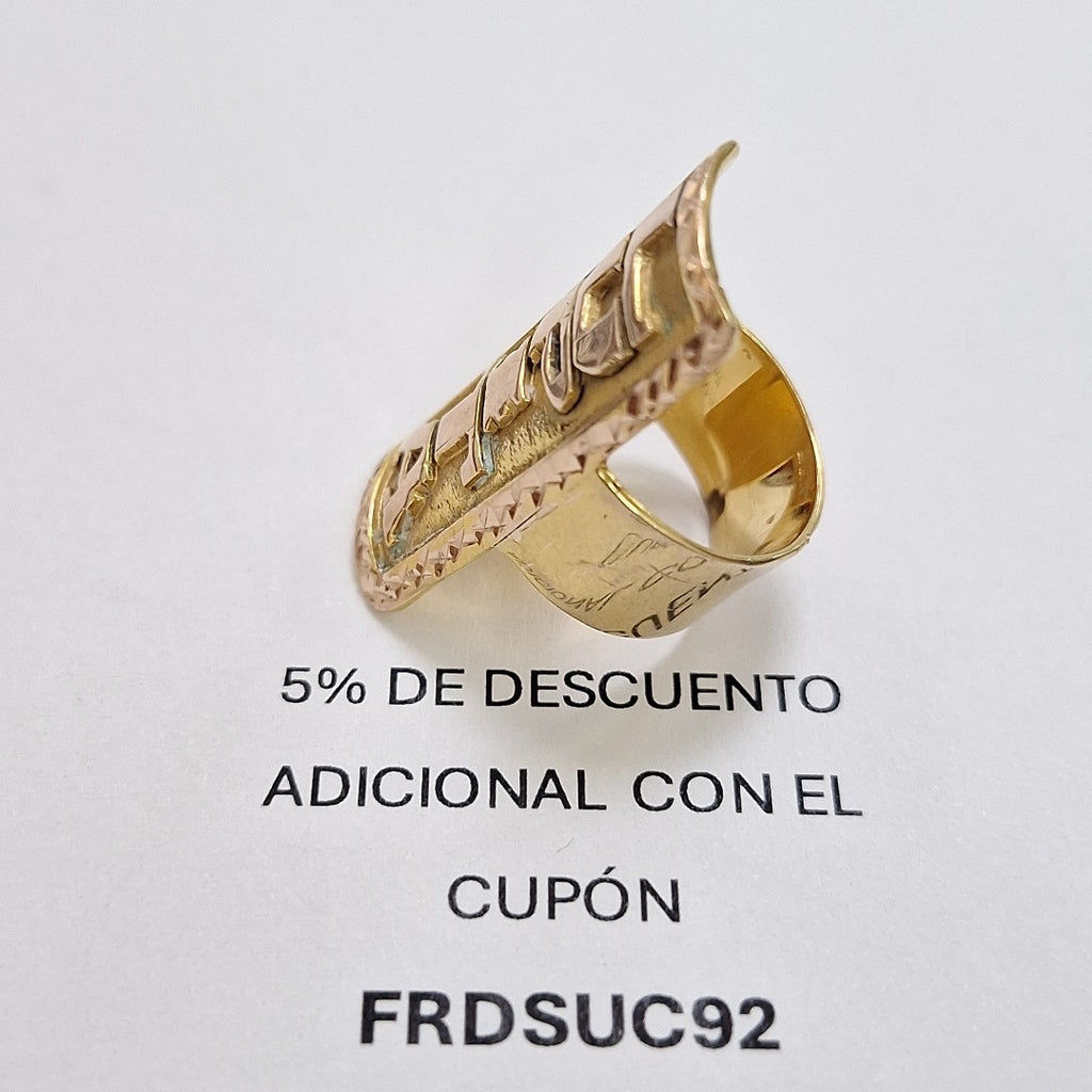 ANILLO ORO 10 K 5,00 GRMS (SEMINUEVO)