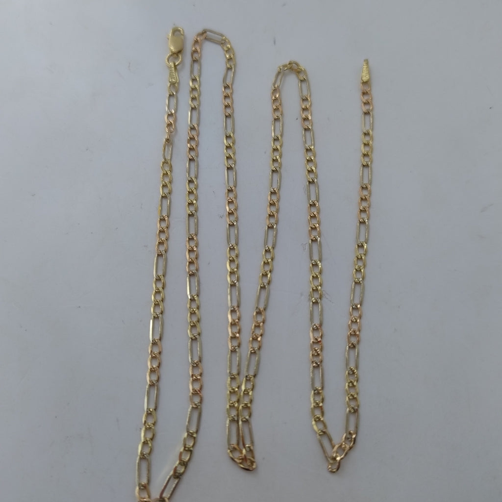CADENA ORO COMBINADO 14 K 5,00 GRMS (SEMINUEVO)