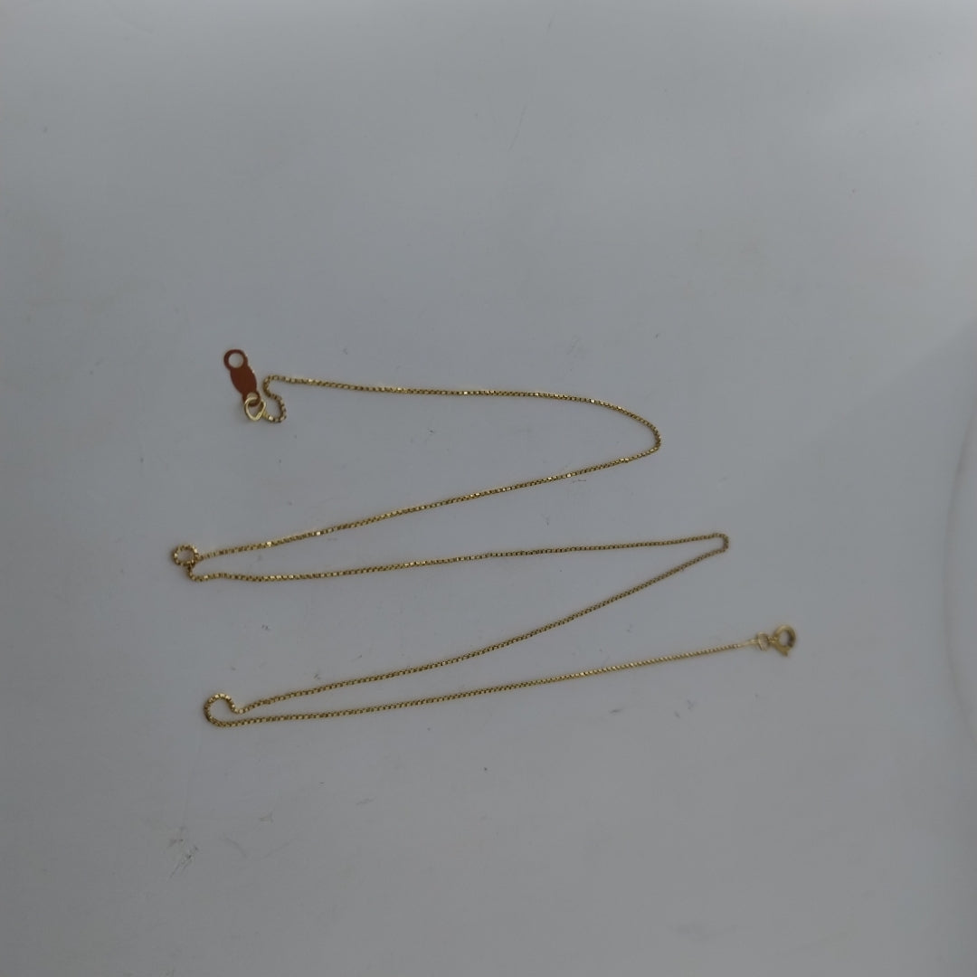 CADENA ORO 14 K 0,80 GRMS (SEMINUEVO)