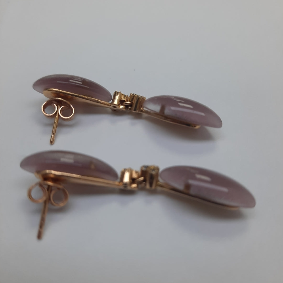 BROQUELES PAR ORO 18 K 8.9 GRMS (SEMINUEVO)