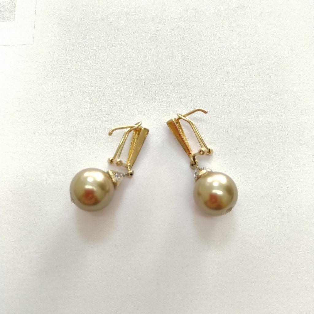ARETES PAR ORO 10 K 8.4 GRMS (SEMINUEVO)