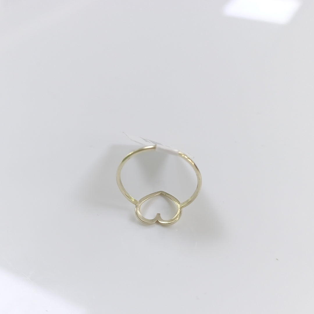 ANILLOS ANILLITO FIG CORAZON 10K TALLA 7 0.9 GR (NUEVO)