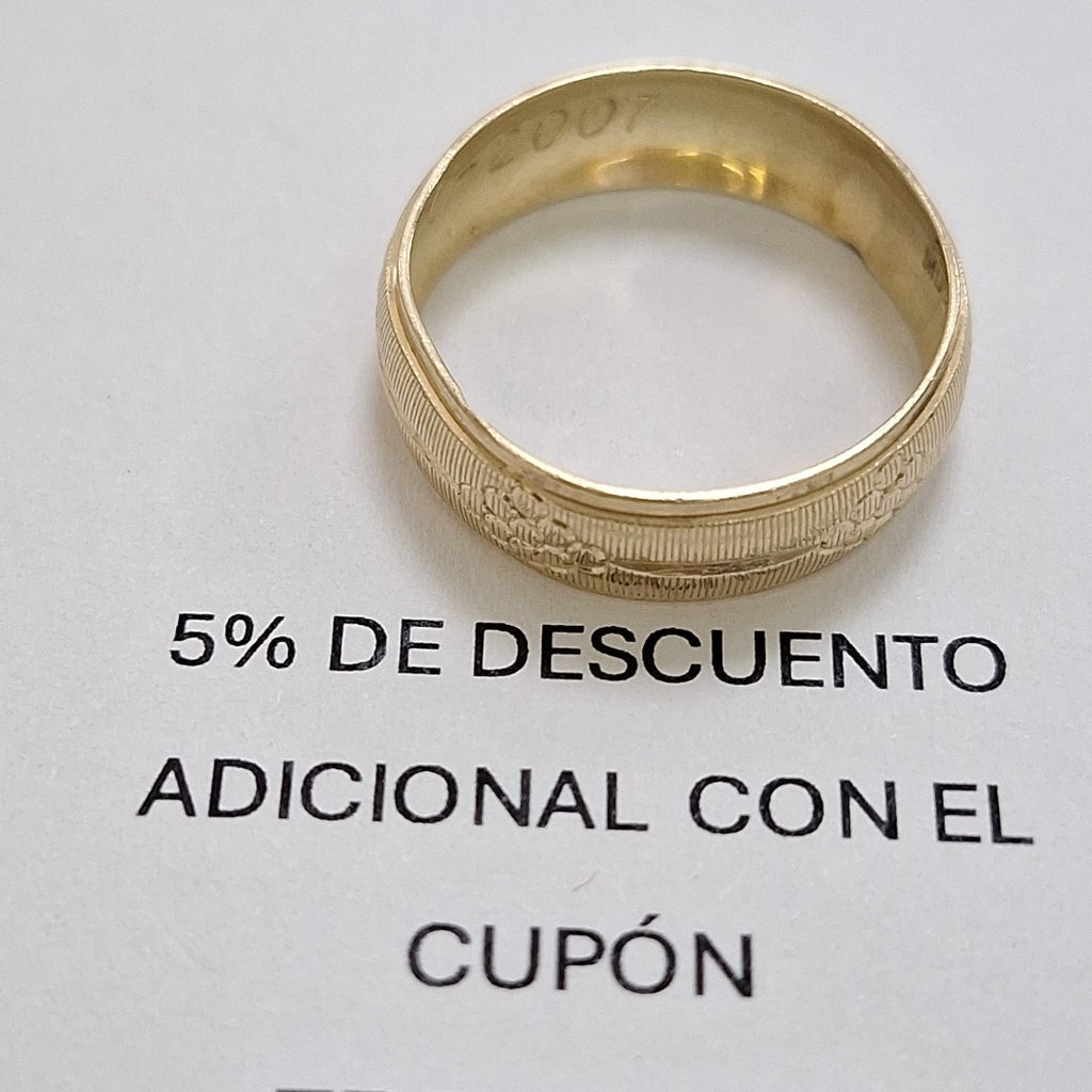 ARGOLLA ORO 10 K 1,80 GRMS (SEMINUEVO)
