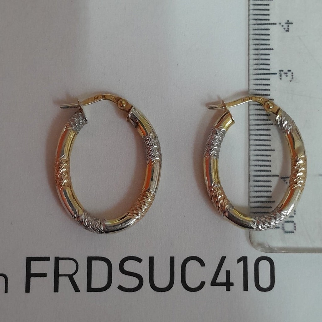 ARRACADAS PAR ORO 14 K 1,60 GRMS (SEMINUEVO)