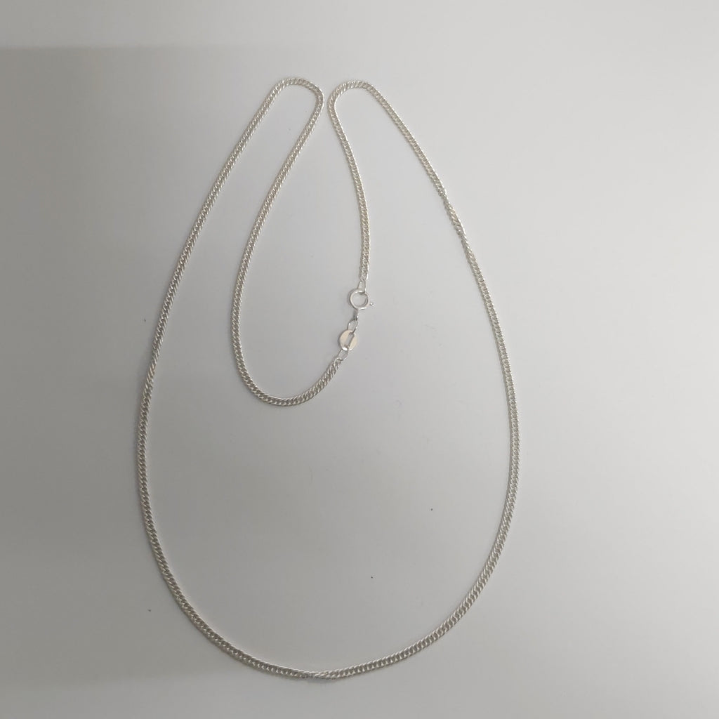 CADENA BARBADA PLATA .925 50 CM 4.12 GR (NUEVO)
