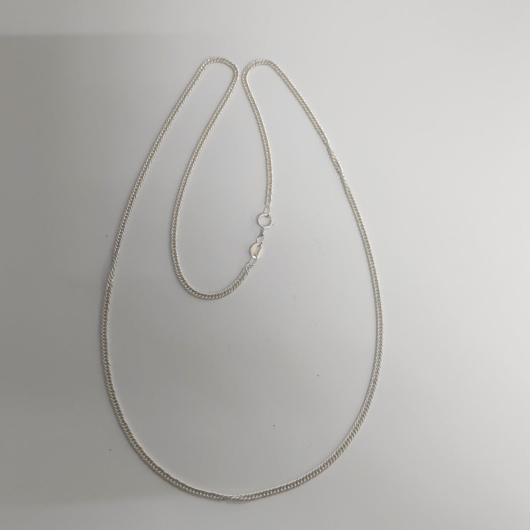 CADENA BARBADA PLATA .925 50 CM 4.12 GR (NUEVO)