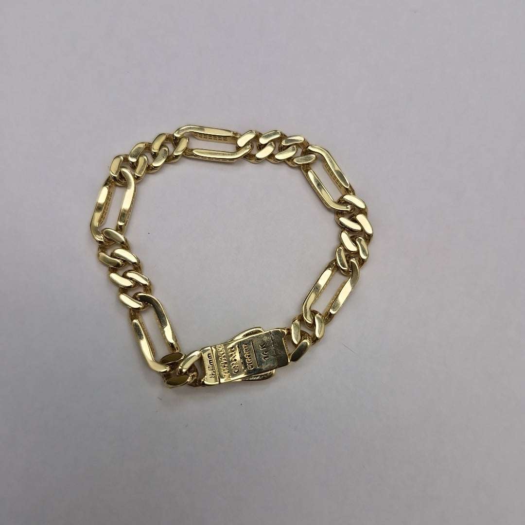 PULSERA MONACO ORO 14K 8.9 (NUEVO)