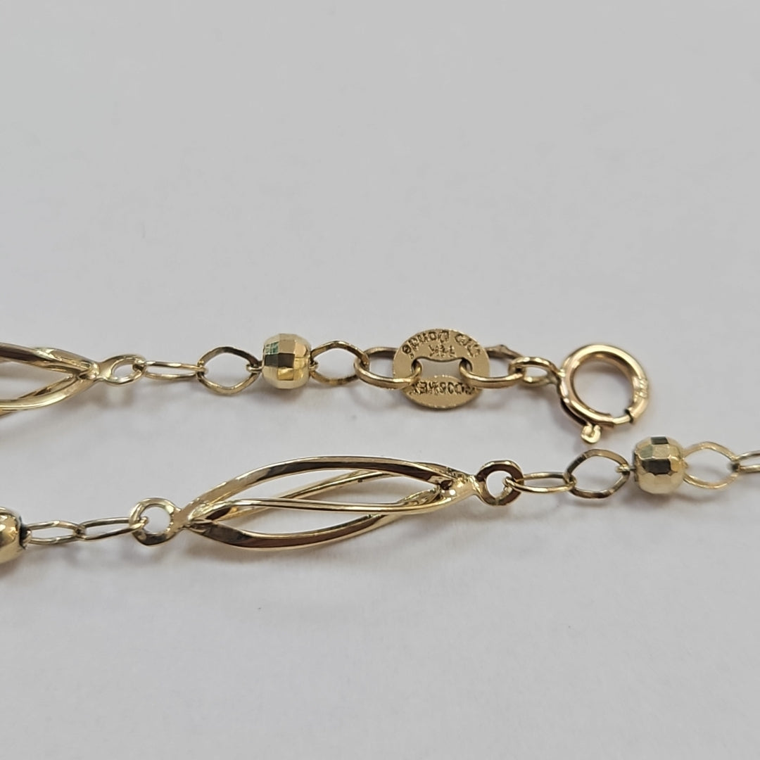 PULSERA ESPECIAL 14K 18 CM 2.1 GR (NUEVO)
