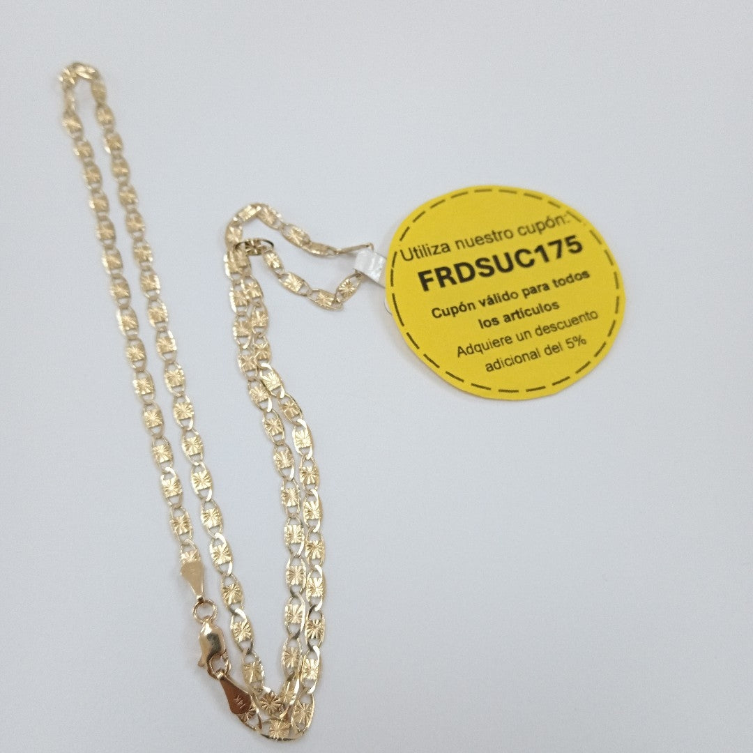 CADENAS GUCHI ORO 14K 55 CM 7.1 GR (NUEVO)