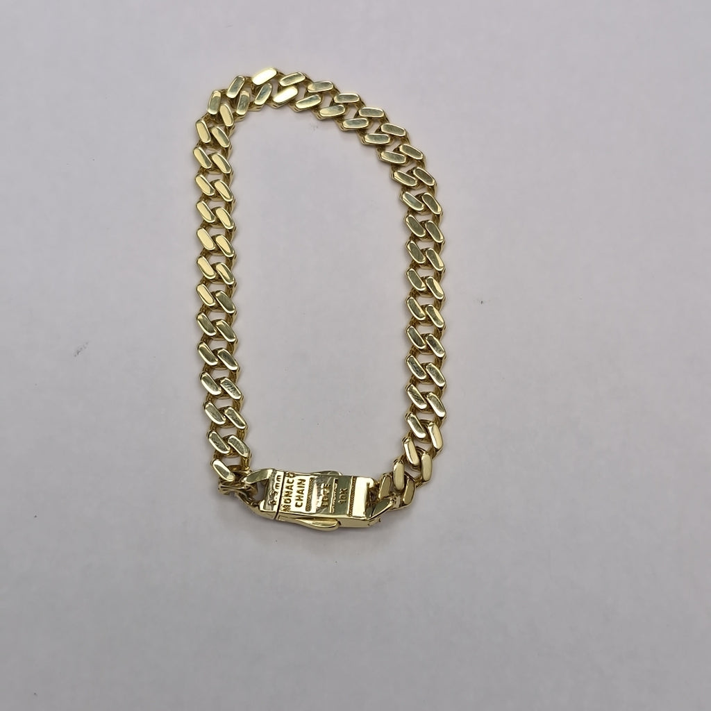 PULSERA MONACO ORO 10K 7 (NUEVO)