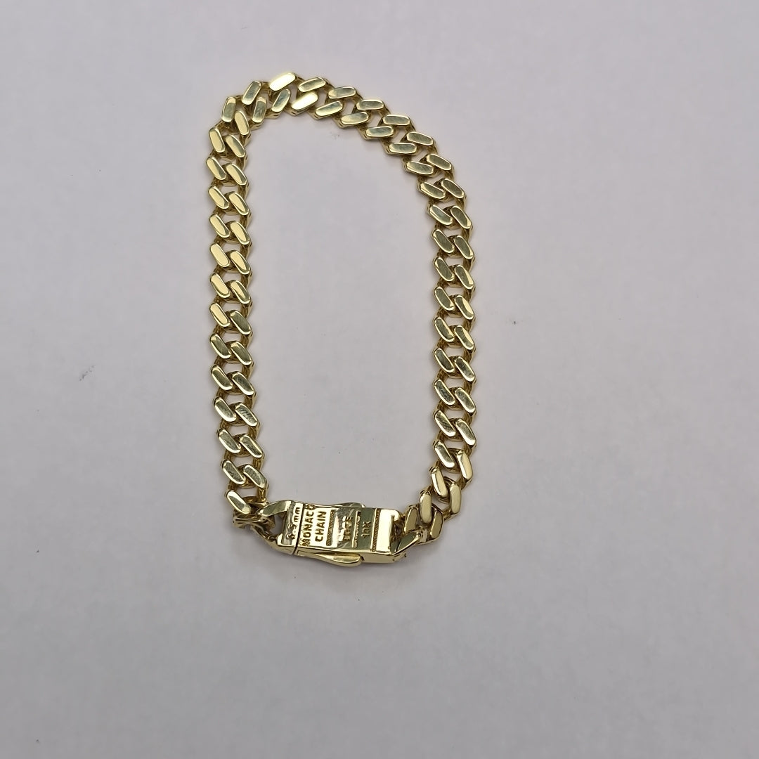 PULSERA MONACO ORO 10K 7 (NUEVO)