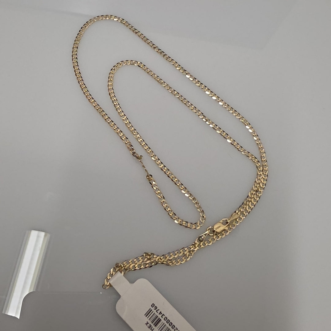 CADENA BARBADA 14K 60 CM 5.8 GR (NUEVO)