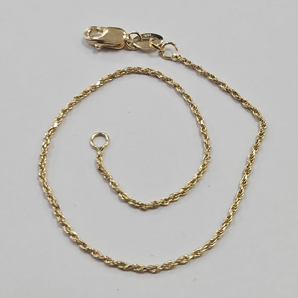 PULSERA TORZAL 14K 18 CM 1.3 GR (NUEVO)