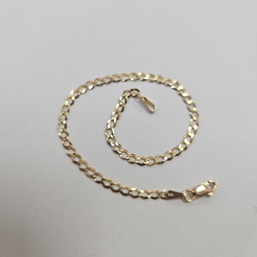 PULSERA BARBADA 14K 18 CM 1.8 GR (NUEVO)