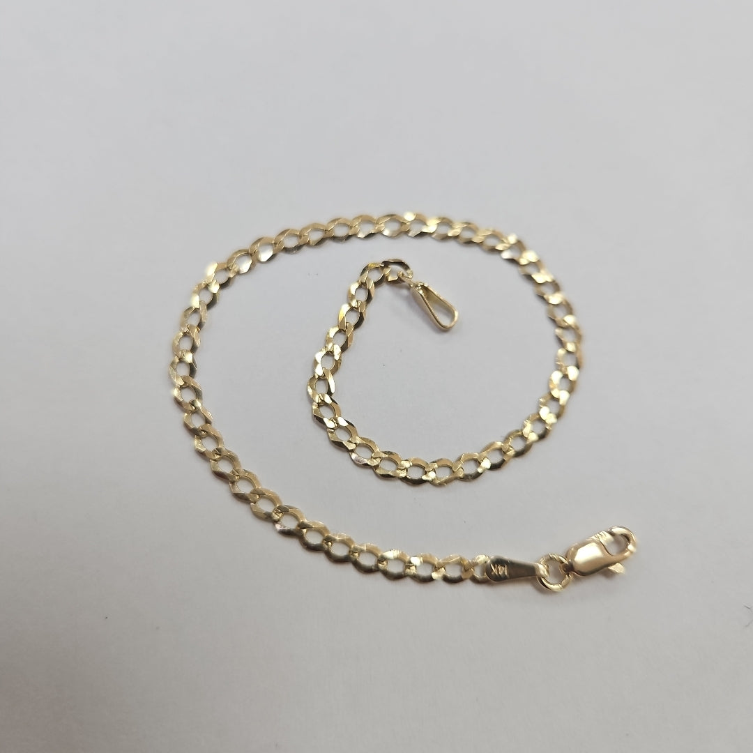 PULSERA BARBADA 14K 18 CM 1.8 GR (NUEVO)