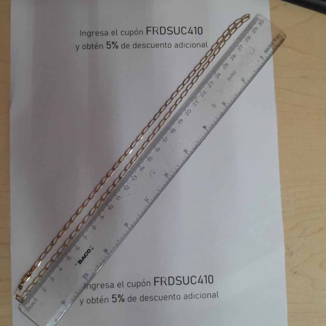 CADENA ORO 14 K 8,30 GRMS (SEMINUEVO)