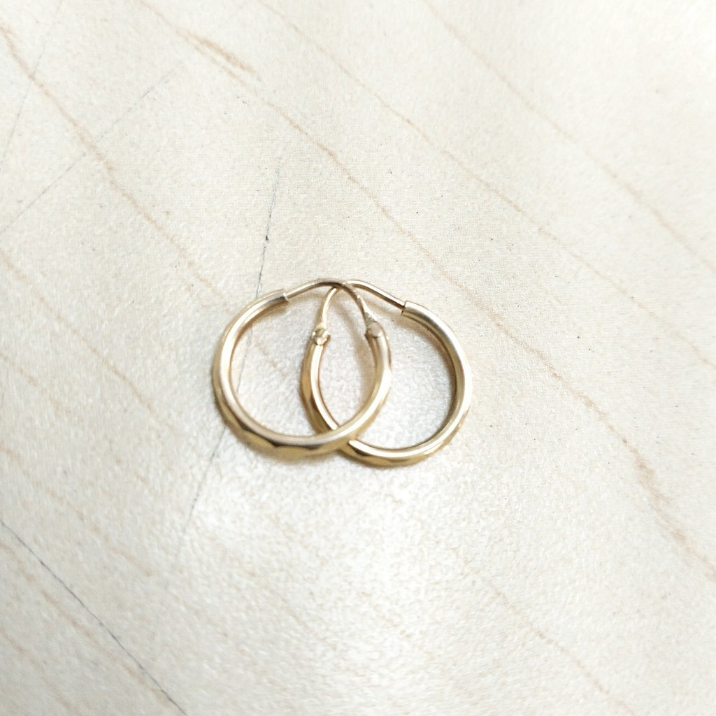 ARRACADAS PAR ORO 14 K 0,80 GRMS (SEMINUEVO)