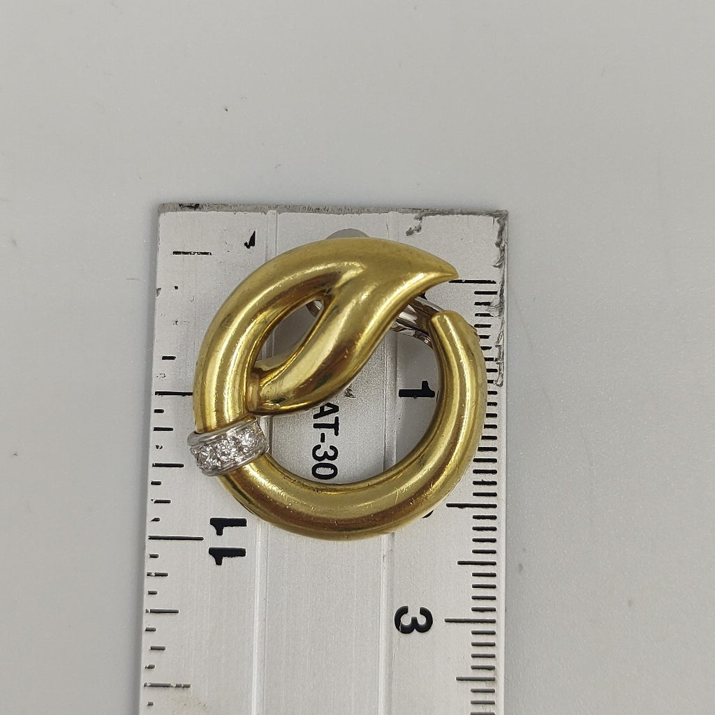 ARETES PAR ORO 18 K 12.8 GRMS (SEMINUEVO)