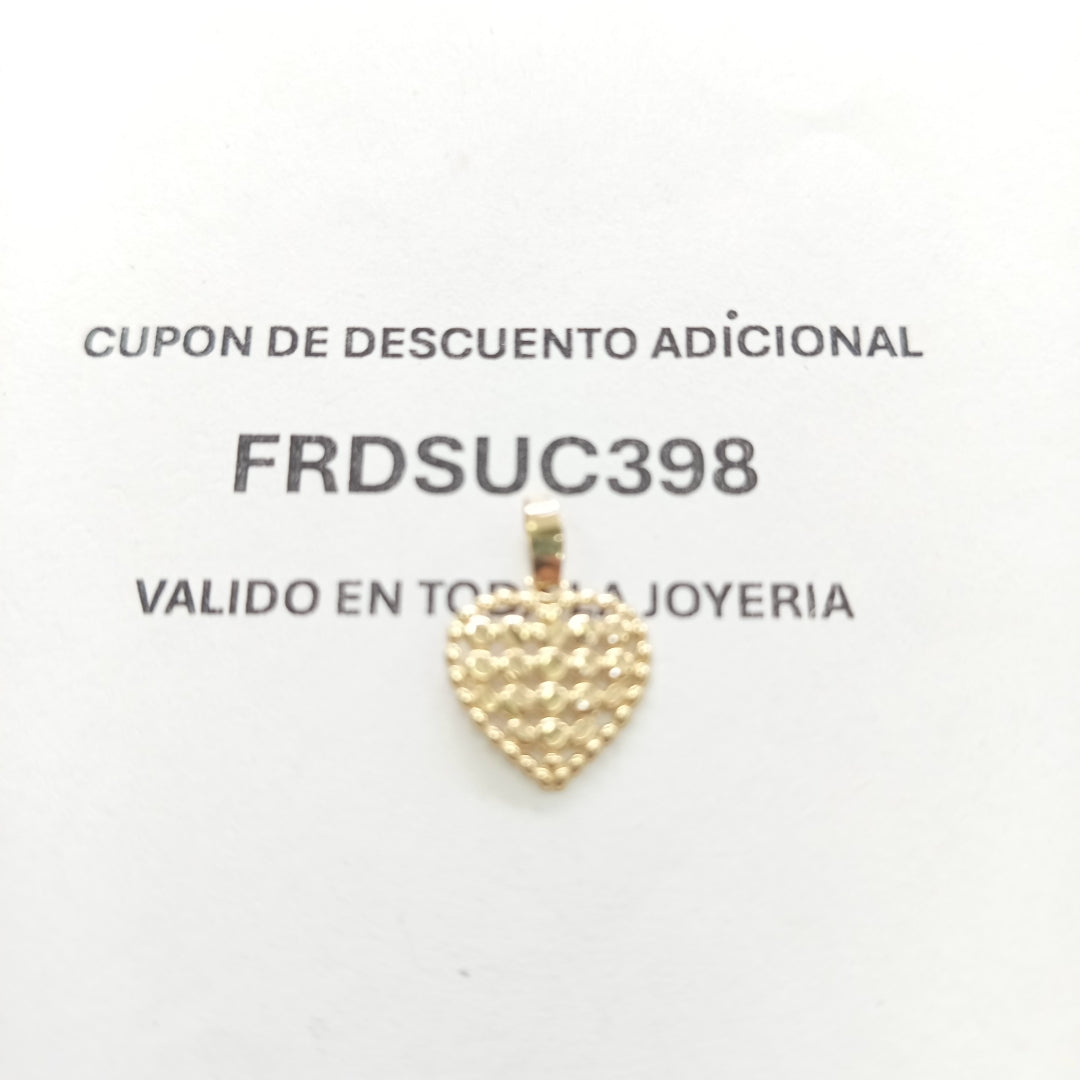 DIJE FIG CORAZON 14K 0.8 GR (NUEVO)