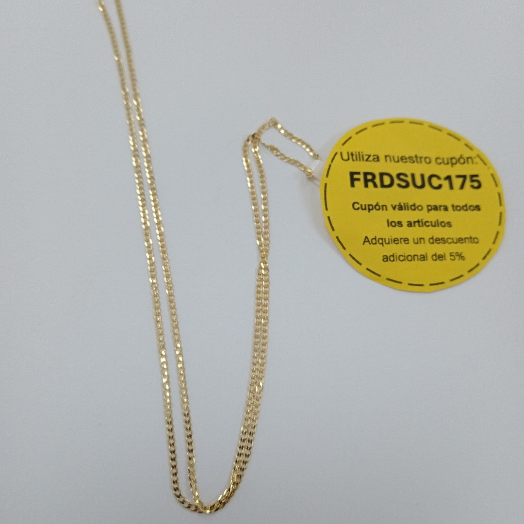 CADENAS BARBADA AMARILLA ORO 14K 2.2 (NUEVO)