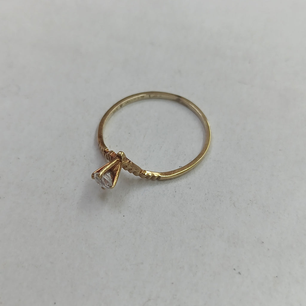 SOLITARIO ORO 14 K 1.1 GRMS (SEMINUEVO)