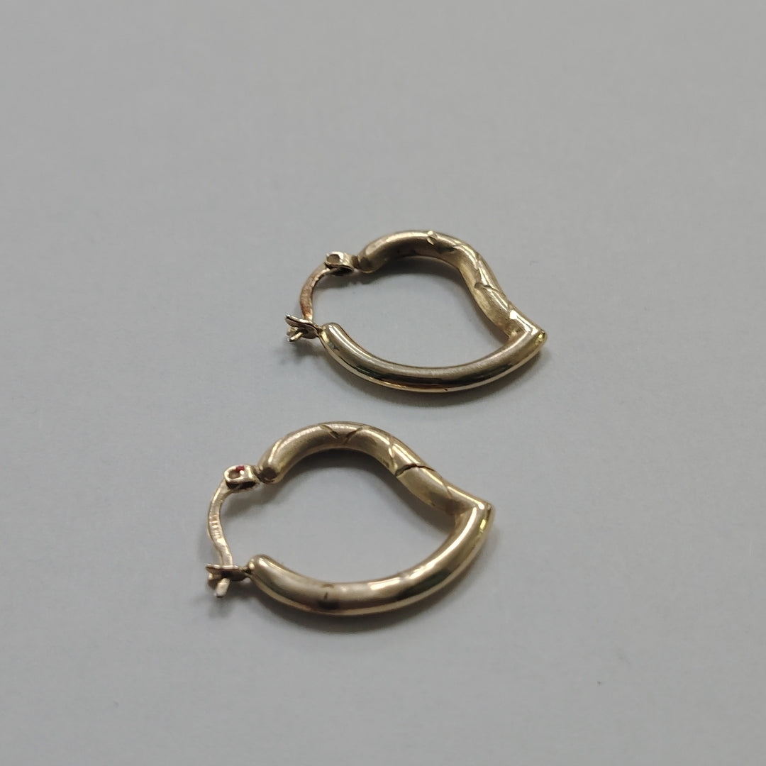 ARRACADAS PAR ORO 14 K 1.7 GRMS (SEMINUEVO)