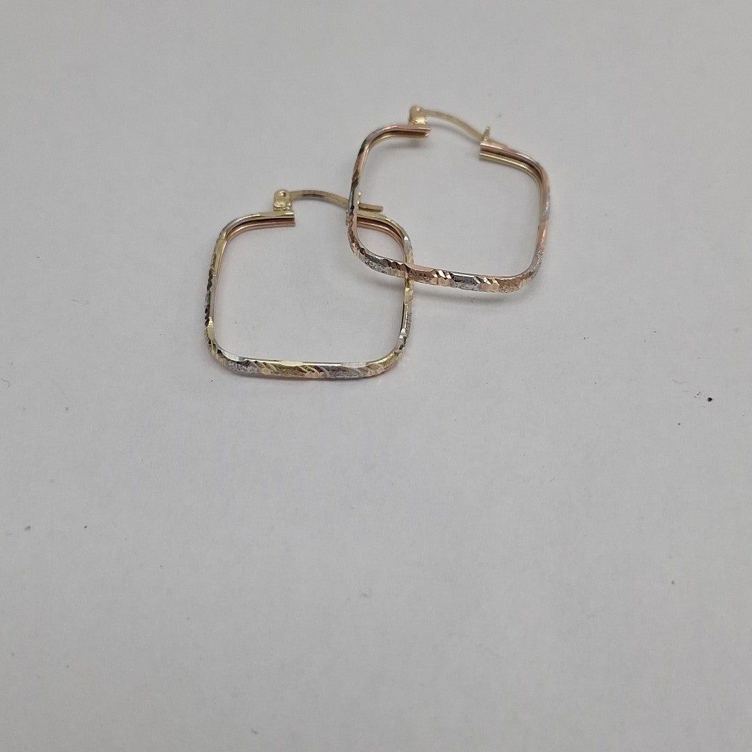 ARRACADAS PAR ORO 14 K 2.3 GRMS (SEMINUEVO)