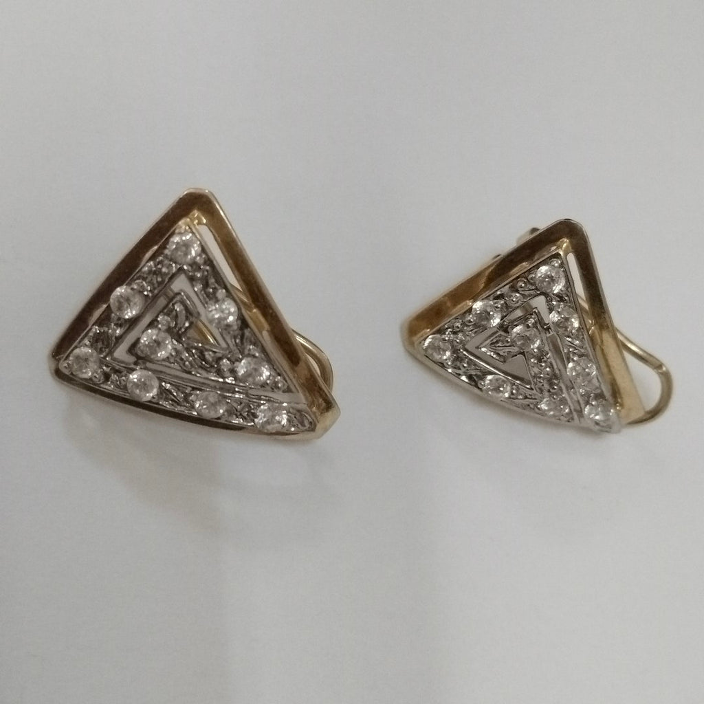 ARETES PAR ORO 10 K 5.7 GRMS (SEMINUEVO)