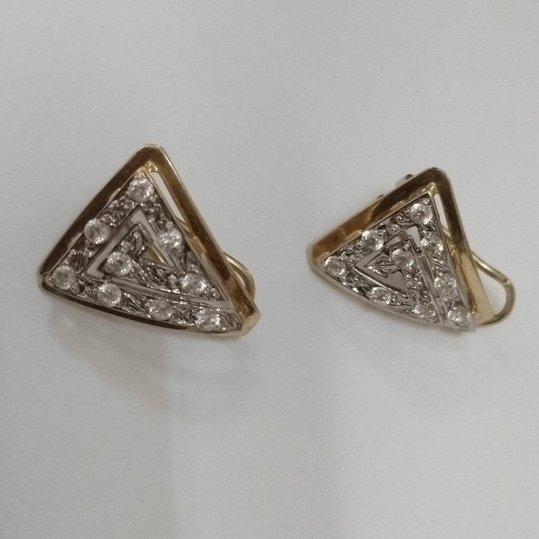 ARETES PAR ORO 10 K 5.7 GRMS (SEMINUEVO)