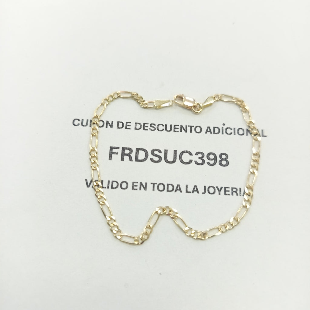 PULSERA 3X1 14K 18 CM 2 GR (NUEVO)