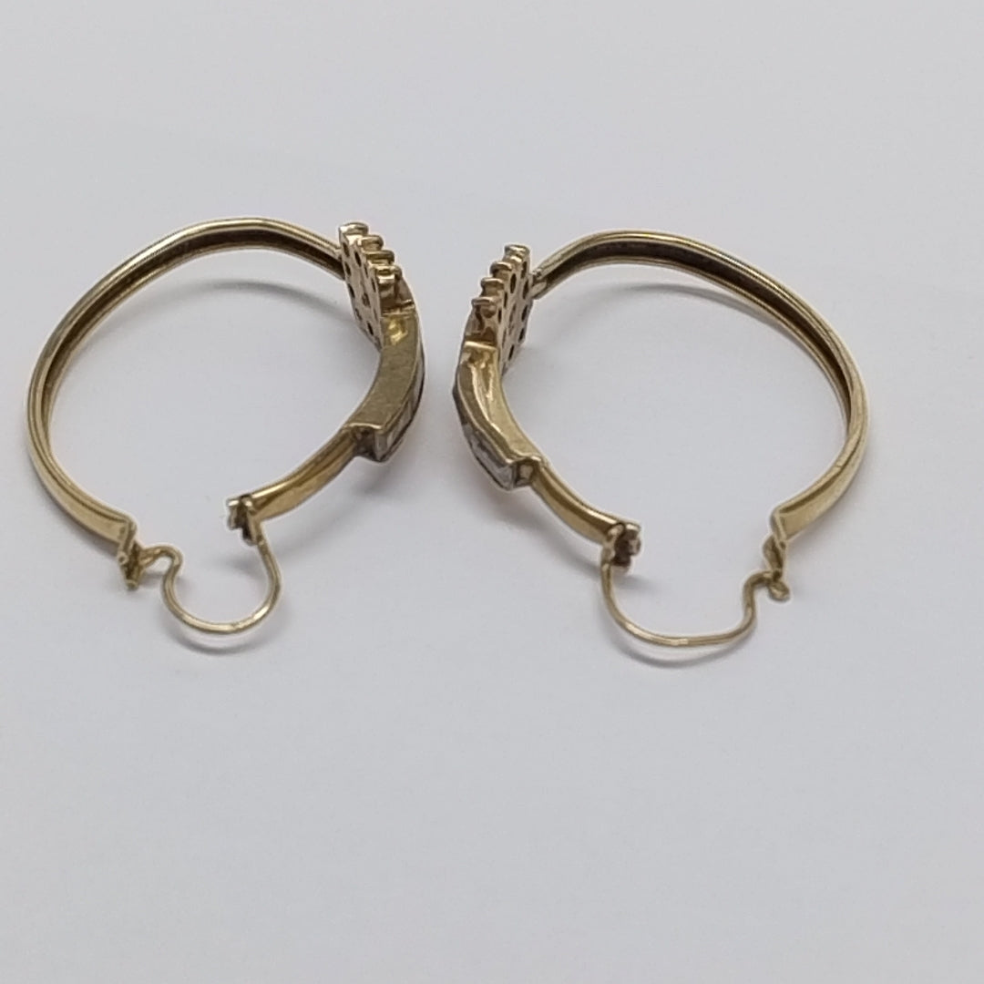 ARRACADAS PAR ORO 8 K 6,00 GRMS (SEMINUEVO)