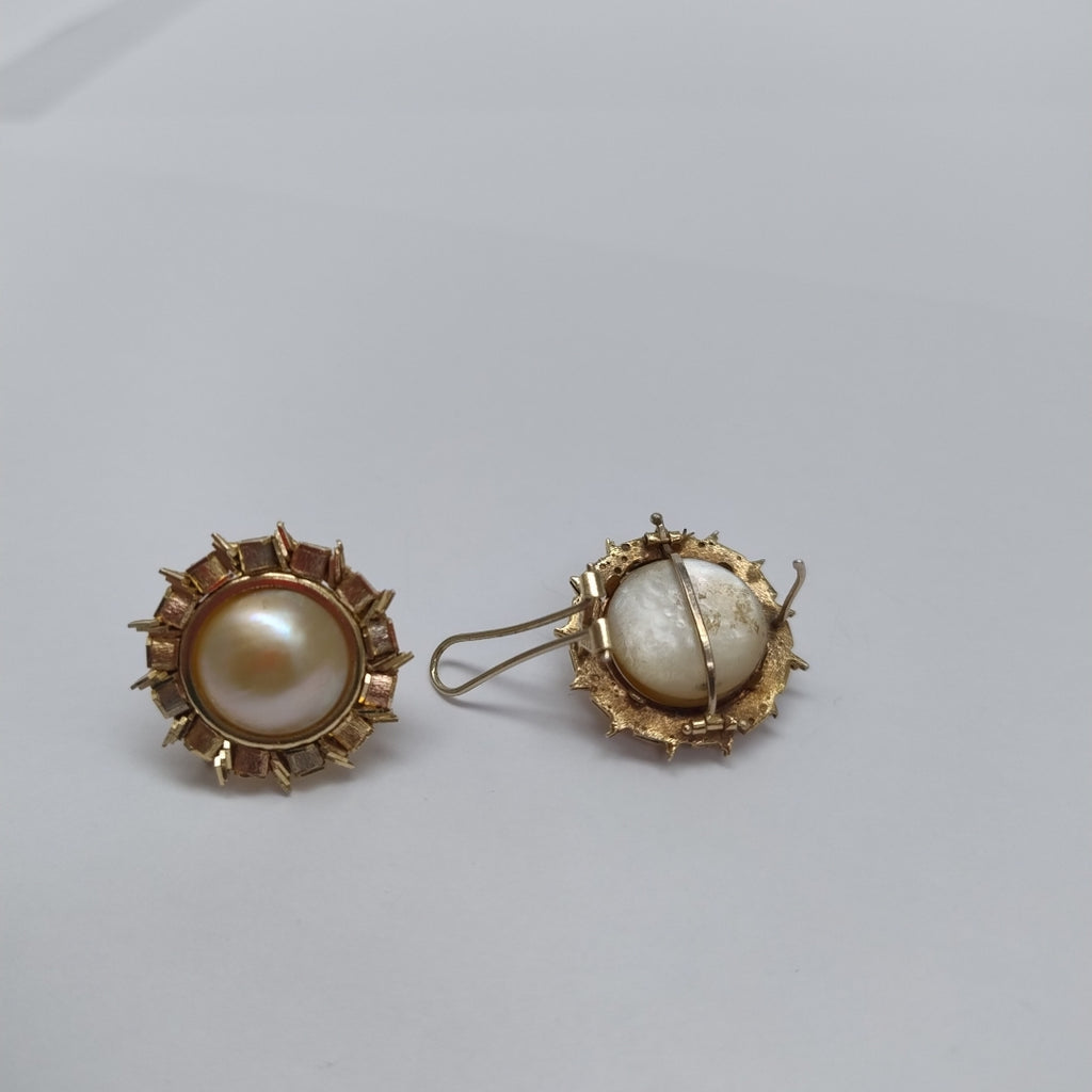 ARETES PAR ORO 14 K 14,20 GRMS (SEMINUEVO)