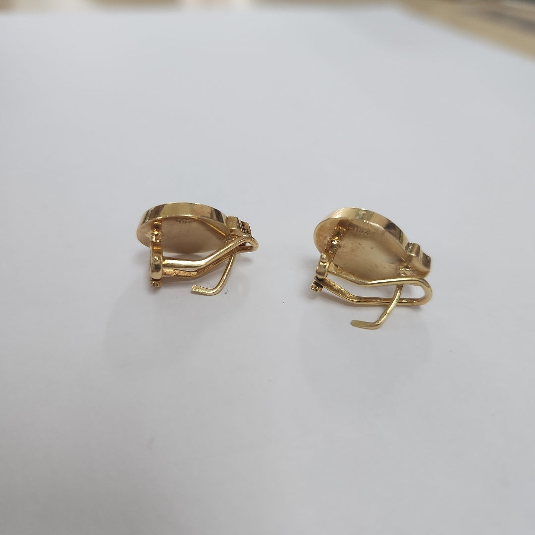 ARETES PAR ORO 18 K 12.4 GRMS (SEMINUEVO)