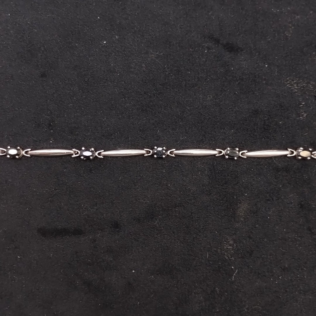 PULSERA ORO BLANCO 14 K 4.4 GRMS (SEMINUEVO)